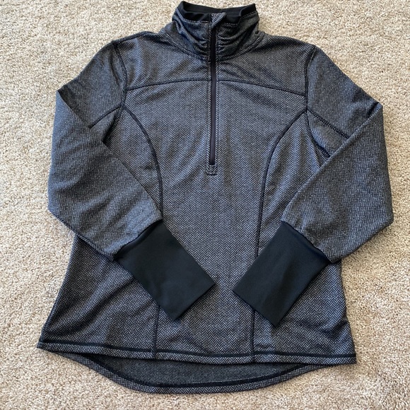 Athletic 1/2 Zip Long Sleeve Top - Picture 2 of 5